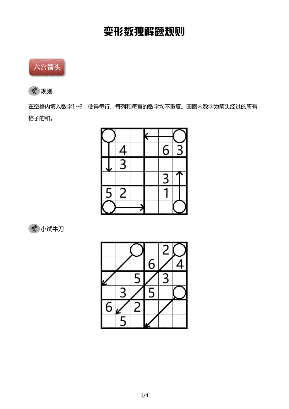 变形数独解题规则_第1页