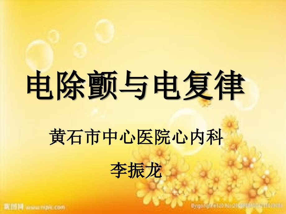 电除颤与电复律ppt_第1页