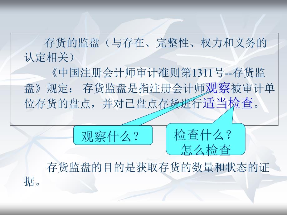 存货监盘的审计课件_第1页