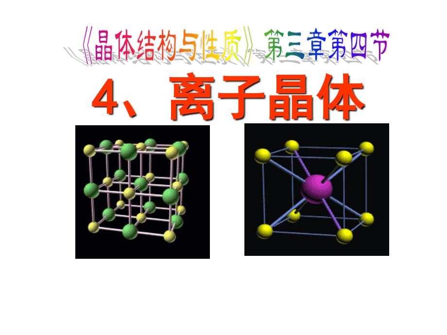 离子晶体(优质课)_第1页