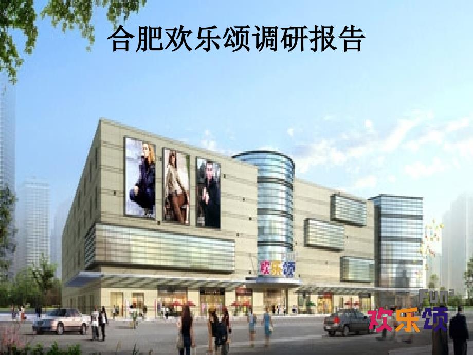 合肥欢乐颂调研报告_第1页