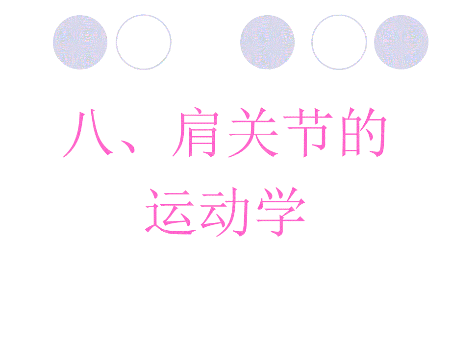 肩关节生物力学运动学_第1页