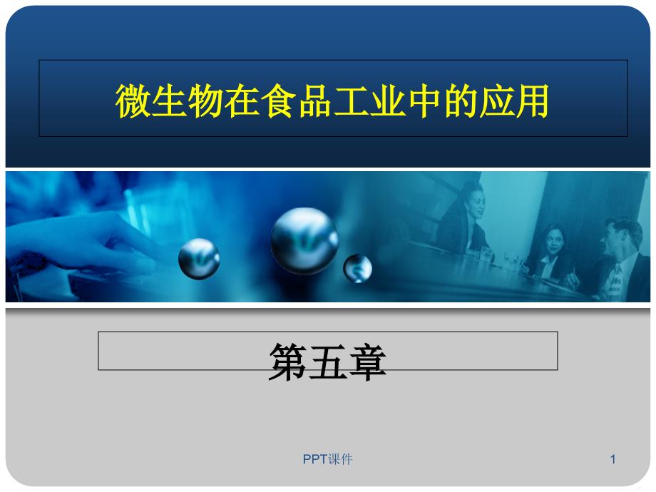 第5章-微生物在食品工业中的应用课件_第1页