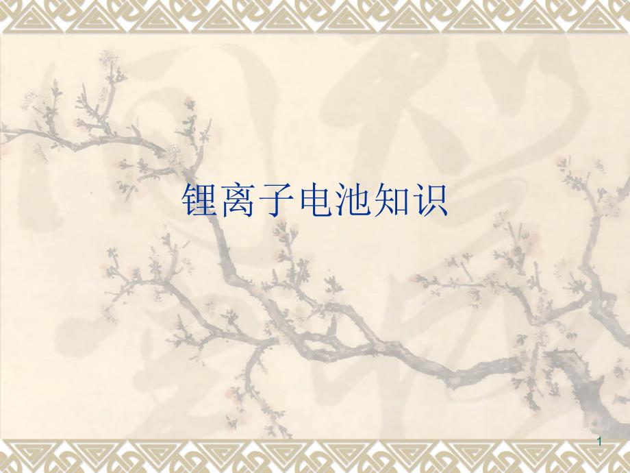 锂离子电池介绍_第1页