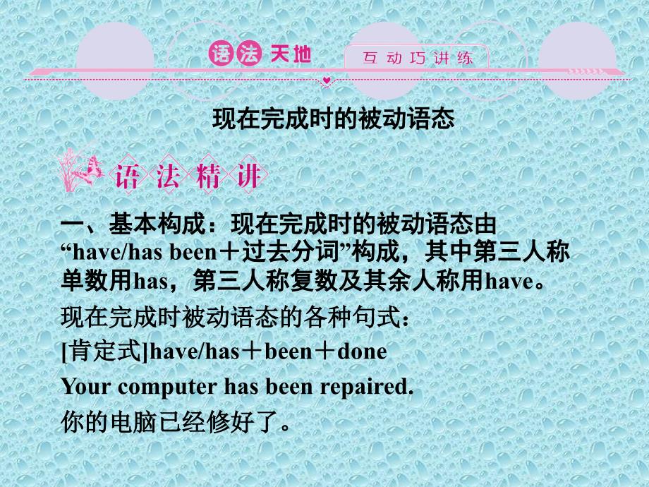 现在完成时被动语态_第1页