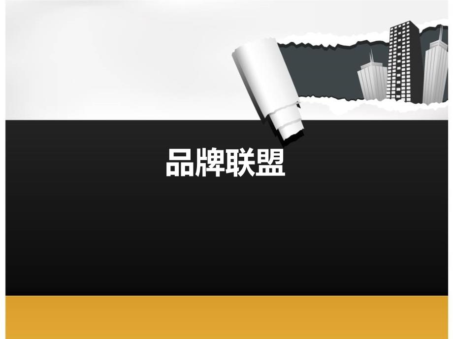 品牌联盟文献综述课件_第1页