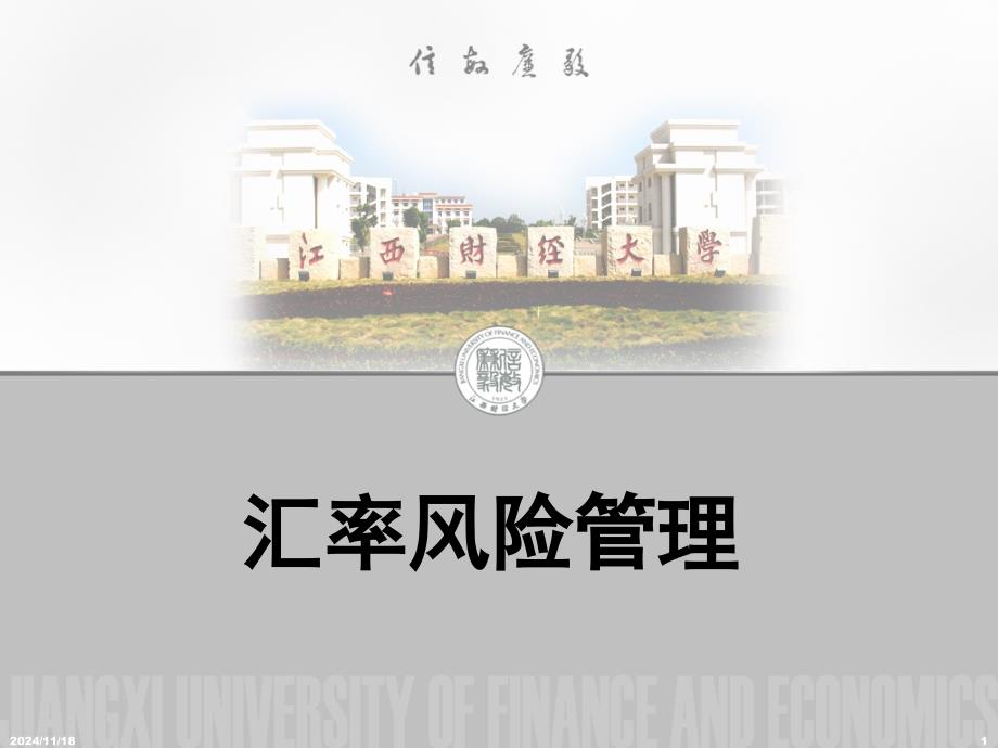 金融风险管理-第15章-汇率风险课件_第1页