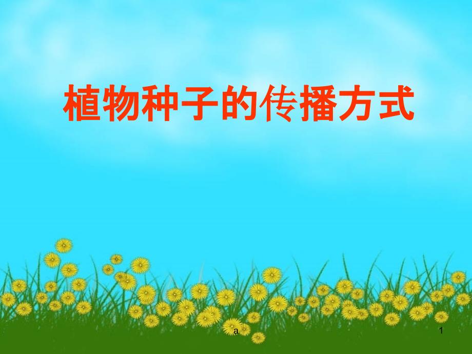 植物种子的传播方式课件_第1页