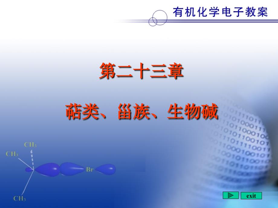 Chapter23 萜类、甾族、生物碱_第1页