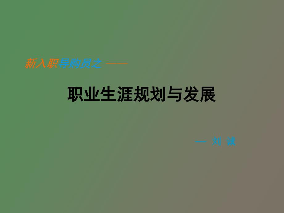 导购员职业发展规划_第1页