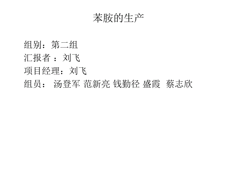 项目二__苯胺的制备_第1页