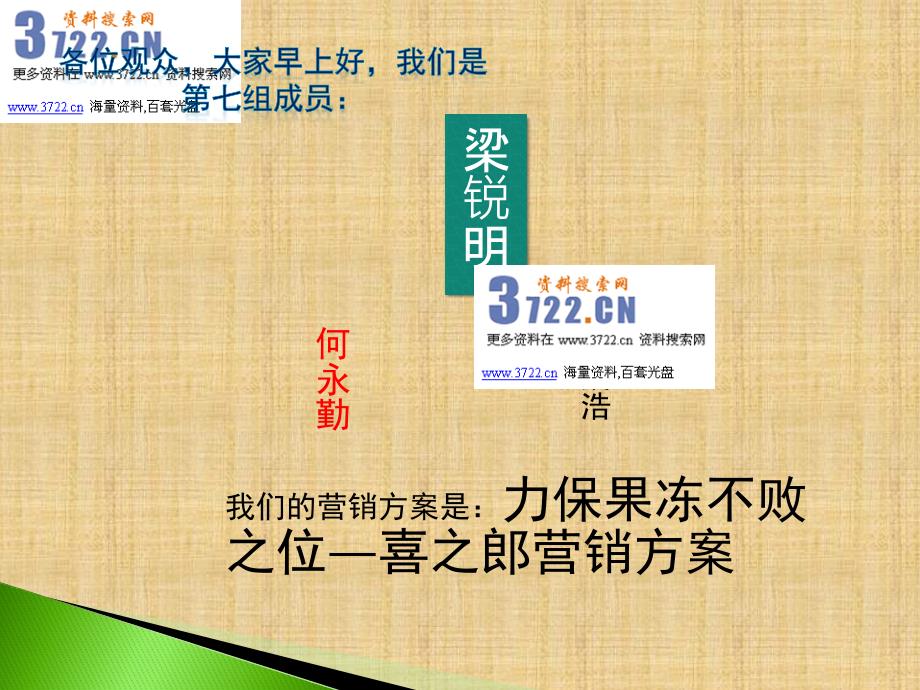 《喜之郎营销方案》PPT课件_第1页