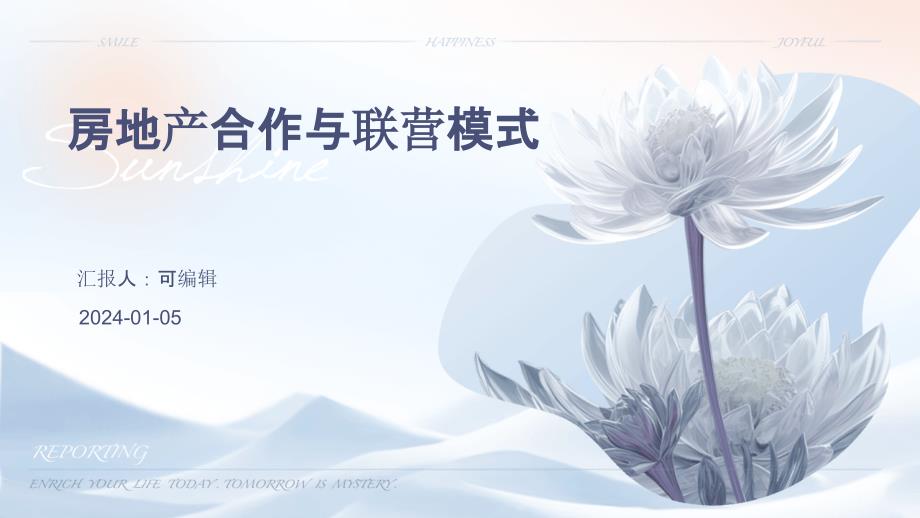 房地产合作与联营模式_第1页