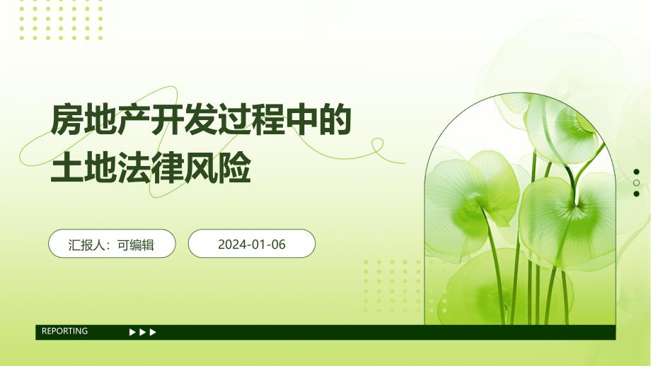 房地产开发过程中的土地法律风险_第1页