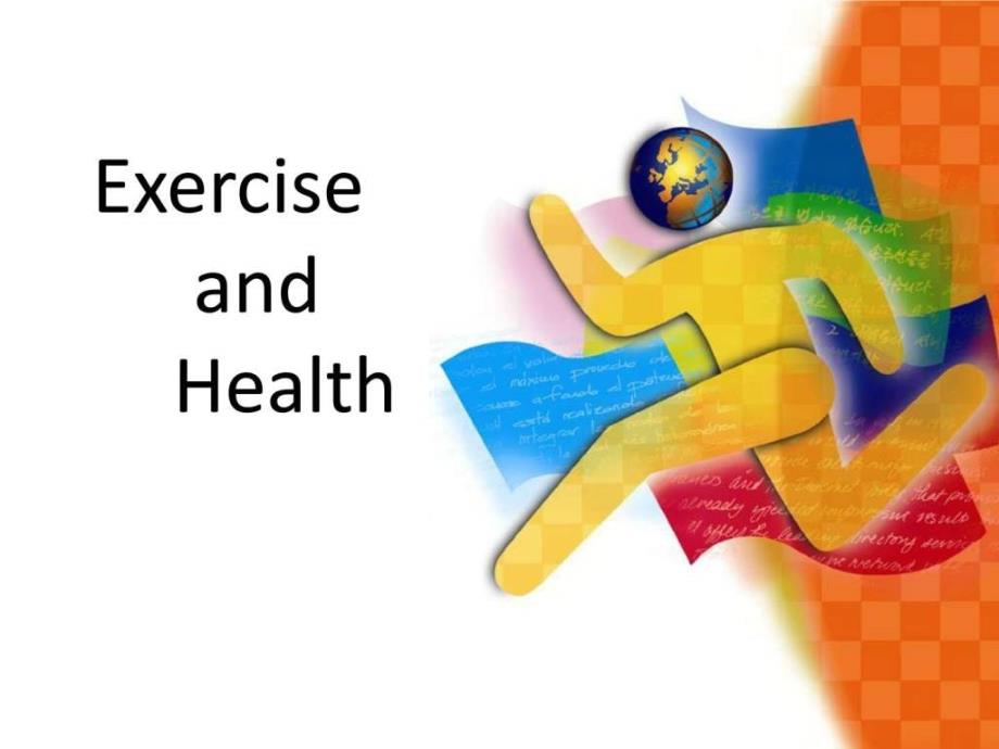 exercise and health(锻炼与健康)16_第1页