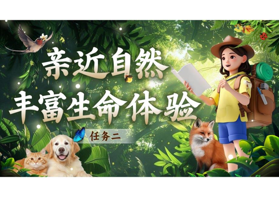 第五单元任务二《亲近动物丰富生命体验》 统编版语文七年级上册_第1页