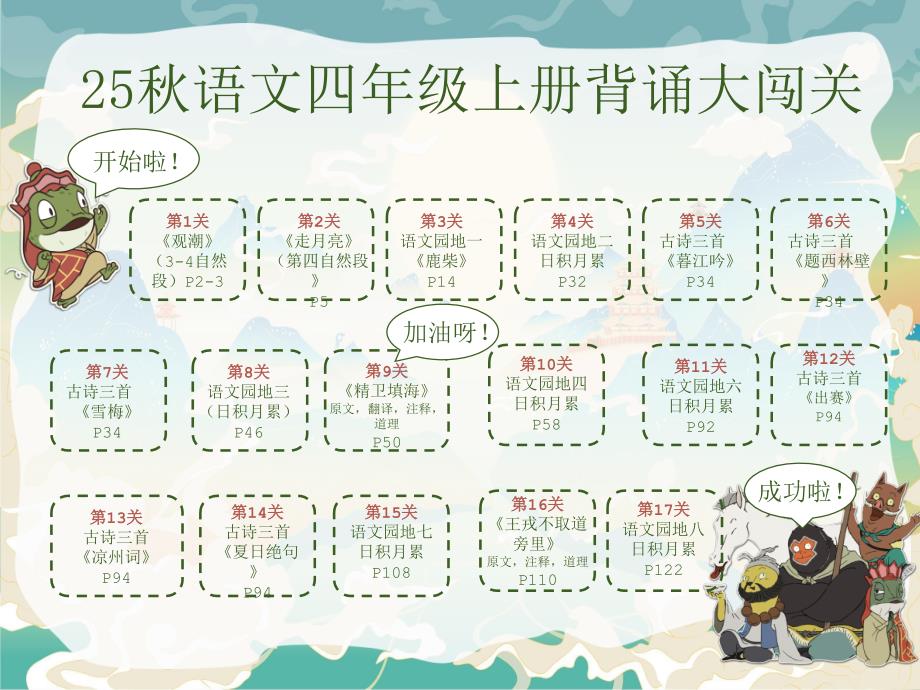 四年级上册浪浪山背诵_第1页